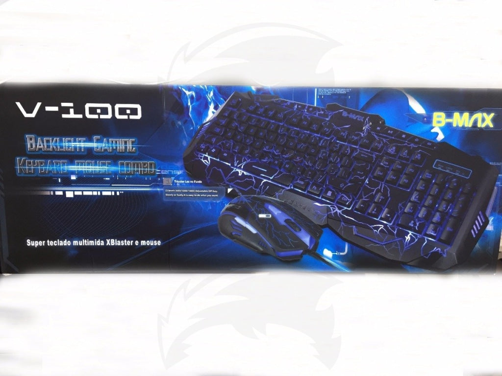 V-100 Super Xblaster Keyboard And Mouse Combo V-100 Super Xblaster Keyboard And Mouse Combo